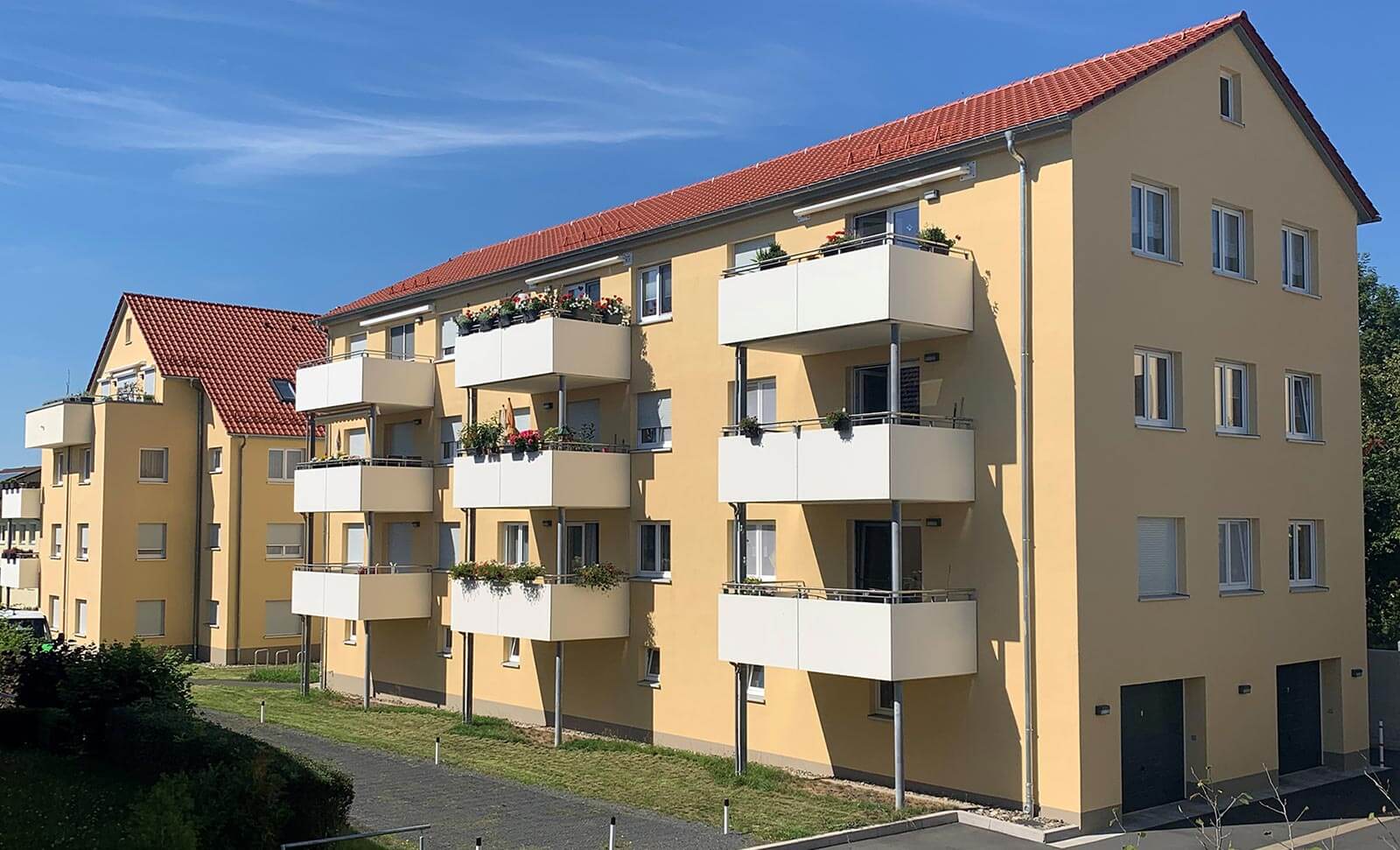 Wohnanlage-Siedlung-Sued
